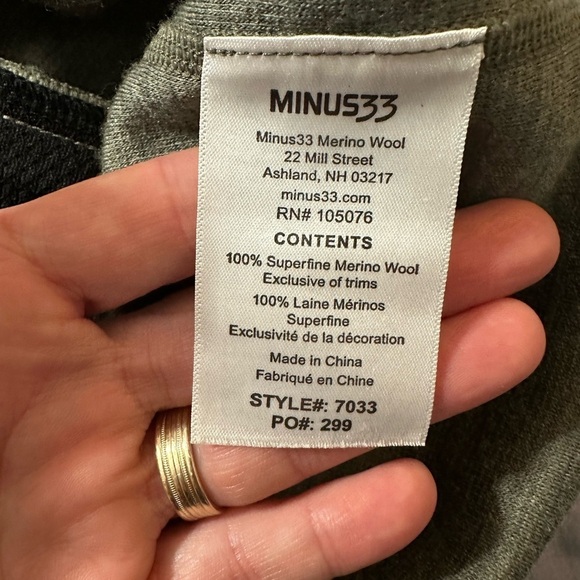 Minus 33 Granite Green Expedition Wilderness Wool Vest Full-zip Mockneck - Picture 10 of 11